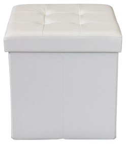ZARA - pouf quadrato in ecopelle
