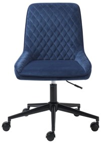 Sedia da lavoro blu Milton - Unique Furniture