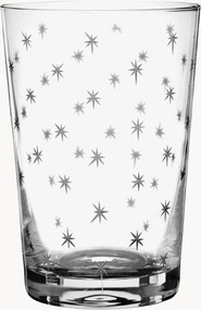 Set di 6 bicchieri in cristallo soffiato Stars