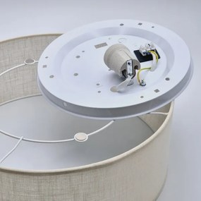 Plafoniera SIRJA 1xE27/60W/230V diametro 35 cm panna