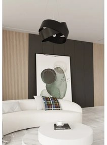 Lampadario a sospensione con filo VIENO 3xE27/15W/230V nero