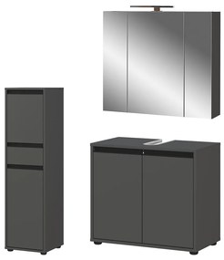 Set da bagno color antracite Lemont - Germania