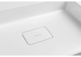 Doppio lavabo bianco in composito minerale 96x44 cm Godiva – Sapho