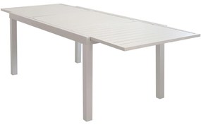 DEXTER - tavolo da giardino allungabile in alluminio da 160 x 90 cm