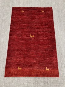 Gabbeh Tappeto persiano 130 x 80 Rosso (Iran) Annodato A Mano