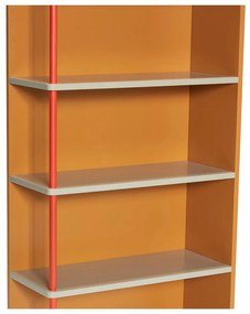 Libreria a parete arancione in legno di frassino 60x109 cm Apollo - Hübsch