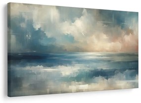 Quadro su tela – Orizzonte astratto dell’oceano