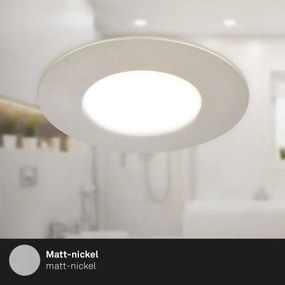 Briloner 7598032 -SET 3x Lampada LED da incasso per bagni LED/4,9W/230V IP44 cromo