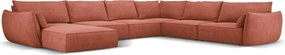 Divano angolare rosso (angolo destro) Vanda - Mazzini Sofas