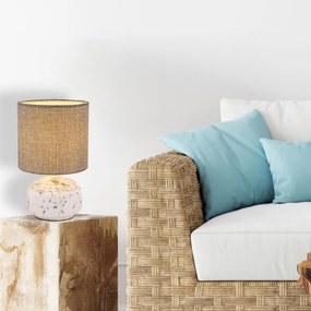 Globo 21624 - Lampada da tavolo IGA 1xE14/40W/230V grigio/ceramic