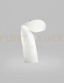 Bissona lampada da tavolo bianco lucido bianco lucido 1 luce attacc...