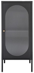 Vetrina in metallo nero 50x110 cm Adelaide - House Nordic
