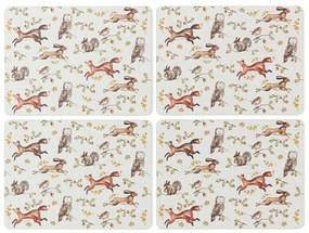 Tovagliette in set in sughero 4 pz 21x29 cm Forest Fable – Cooksmart ®