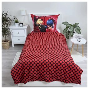 Biancheria da letto per bambini in cotone per letto singolo 140x200 cm Miraculous – Jerry Fabrics