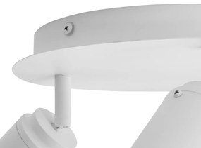 Faretto moderno da bagno bianco 3 luci IP44 - Ducha