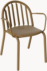 Set di 2 sedie da giardino con braccioli impilabili Fred's