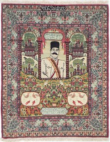 Kerman Tappeto persiano 80x60 (Iran) Annodato A Mano