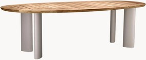 Tavolo ovale da giardino con piano in legno di teak Free From, 259 x 110 cm
