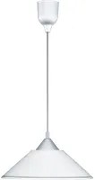 Lampada Sospensione Interno 42W Cono Righe Bianche 30 cm Diego GD Trio