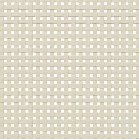 Credenza SENJA Aspetto Rattan Bianco 112x40x80 cm Massello Pino