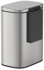 Cestino in acciaio inox argento Sare - Wenko