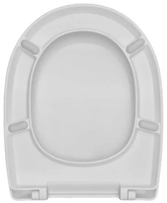 Copriwater dedicato serie Aretusa Cesame bianco chiusura rallentata soft close