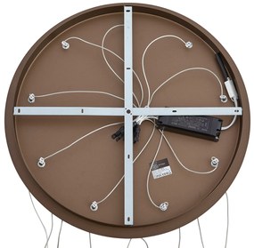 Lampada a sospensione di design bronzo scuro a 9 luci con LED dimmerabile a 3 livelli - Vide Anella