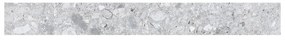 Piastrella battiscopa Ceppo in ceramica bianco L 60 x H 8 cm confezione da 7.2 ml