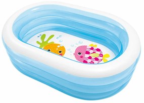 Piscina Gonfiabile per Bambini Intex 230 L Azzurro Bianco Ovalada 163 x 46 x 107 cm (6 Unità)