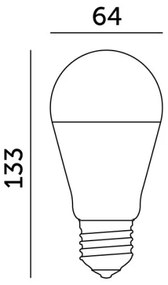 Lampadina LED GS E27/17W/230V 4000K