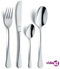 Amefa Set di Posate 24 pz Rebecca Argento Lucido
