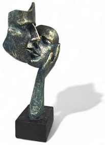 Decorazione da tavolo 35x22x13 cm resina/patina