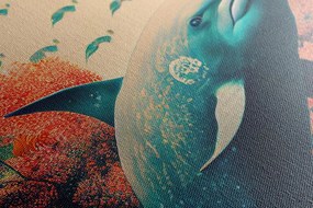 Stampa su tela – Delfini surrealisti