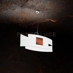 Tetris color sospensione 55cm. 1 luce corten 1121-s55-co