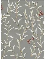 Coordonne Carta da parati Wild Blackthorn - Silver