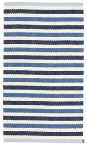 Tappeto da interno/esterno blu/color crema 70x120 cm Teo Denim – Pappelina