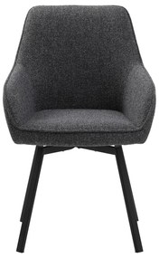 Sedia da pranzo grigia Alma - Unique Furniture