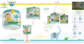 Dalber D-76112 - Lampadario per bambini MY LITTLE JUNGLE 1xE27/15W/230V