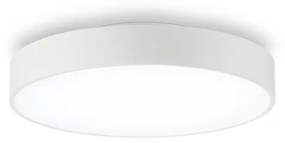 Plafoniera Moderna Halo Alluminio Bianco Led 26W 3000K Luce Calda