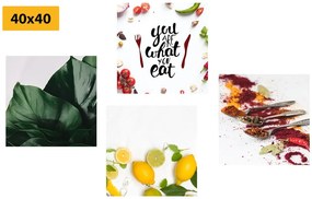 Set di quadri – Per la cucina in stile interessante