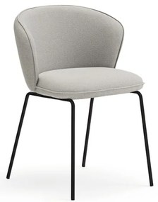 Set di sedie da pranzo grigio chiaro in imbottito 2 pz Add – Teulat