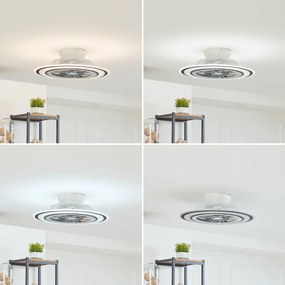 Starluna Leoman ventilatore da soffitto LED, nero