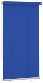 Tenda a Rullo per Esterni 120x230 cm Blu HDPE