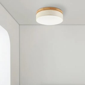 Brilagi - Plafoniera LED BELLADONNA LED/36W/230V Ø 40 cm crema/rovere