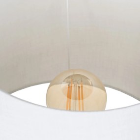 Lampada da tavolo 33 x 33 x 58 cm Tessuto Sintetico Dorato Metallo