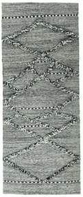 Kilim Tappeto 200 x 80 Nero (Iran) Tessuto A Mano