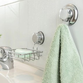 Set di ganci senza foratura argentati in plastica 4 pz Bestlock – Compactor