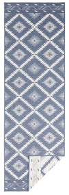 Tappeto da esterno blu e crema , 350 x 80 cm Malibu - NORTHRUGS