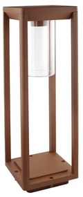 Paletto Lanterna CORTEN 50cm E27 - SERIE VIMO -
