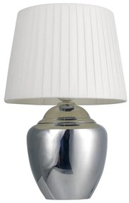 Lampada da tavolo 1xE27/25W/230V cromo lucido